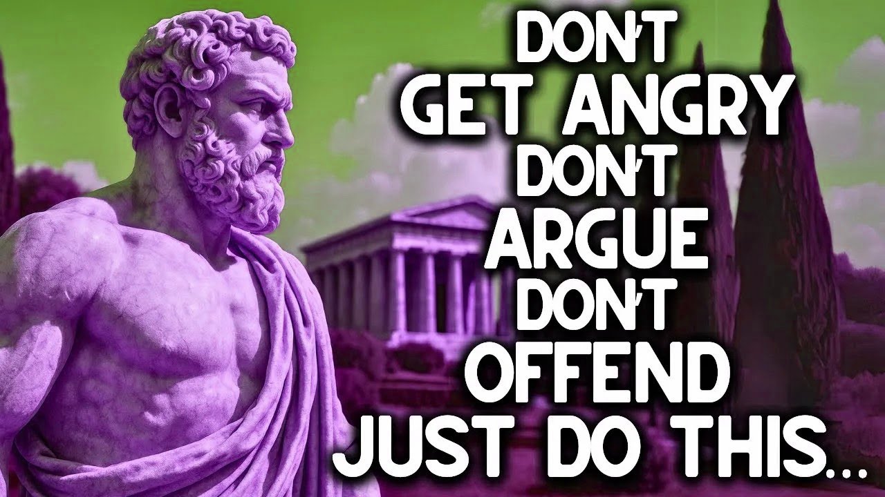 MASTER this and you will NEVER AGAIN be ANGRY or BOTHERED by ANYONE or ANYTHING   STOICISM