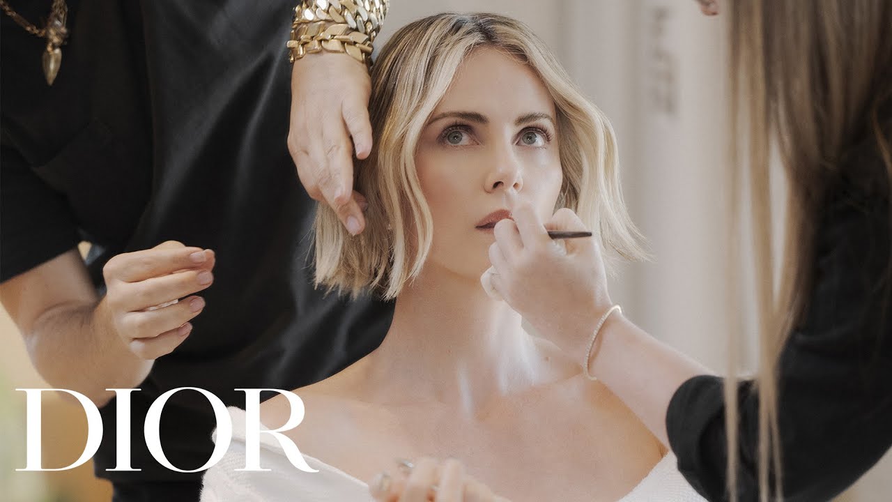 Getting Ready for the Dior J'adore Exhibition with Charlize Theron