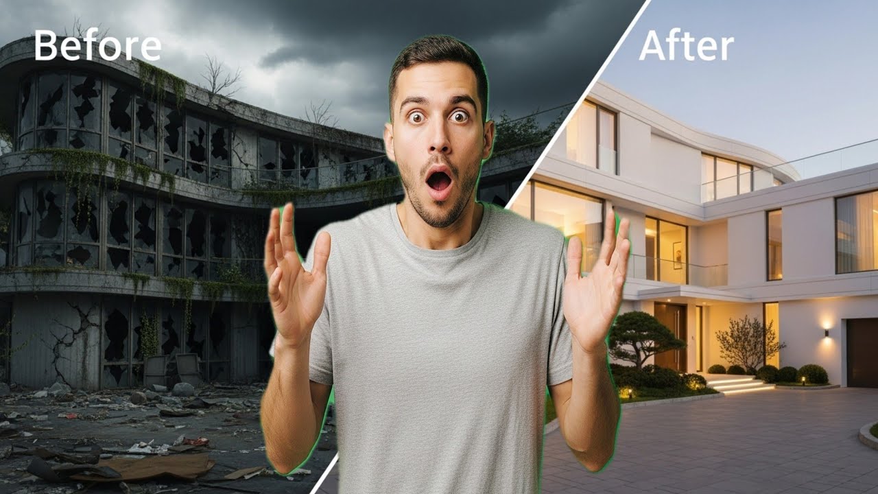 This Destroyed House Became a Luxury Dream Home 😱 Full Renovation 