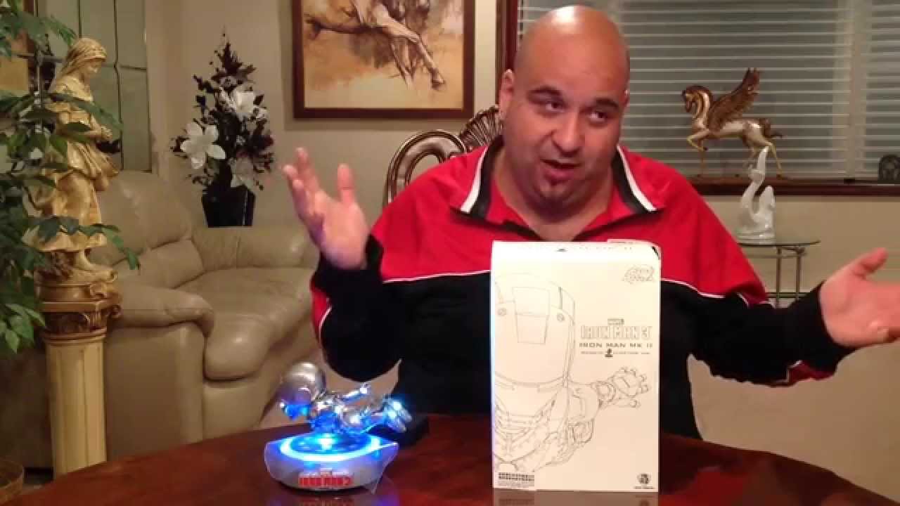 Egg Attack Floating Iron Man Mark II Statue Review