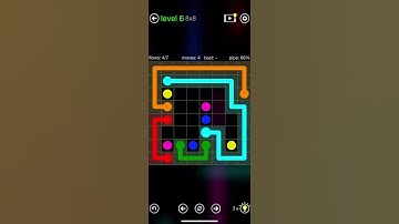 Flow Free - Intro - Green Pack - 8x8 - Level 6