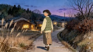 Walking Home at Dusk in the Countryside 🌾 | Ghibli-Style ASMR Ambience screenshot 5