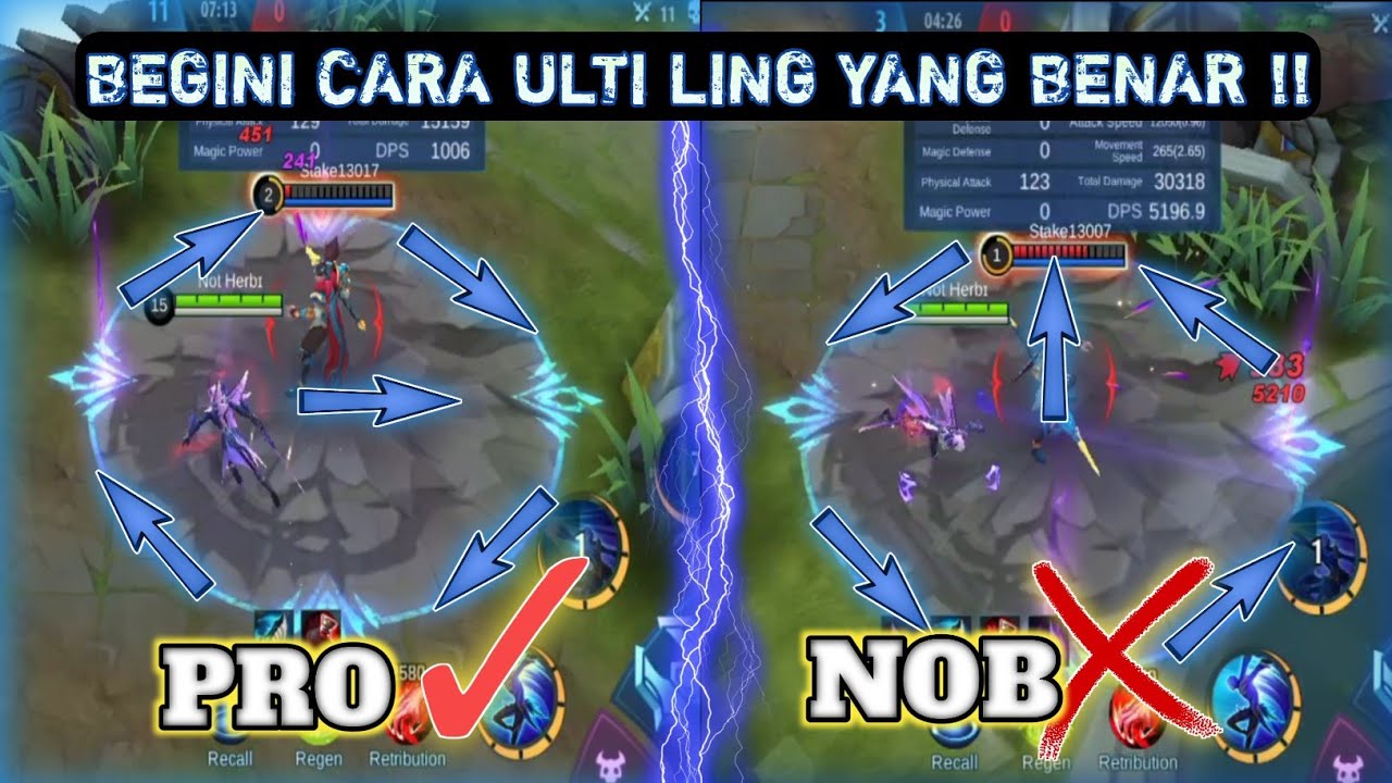 Tutorial Ling Fasthand Beserta Combo Skill Yang Benar Bagi Pemula !!