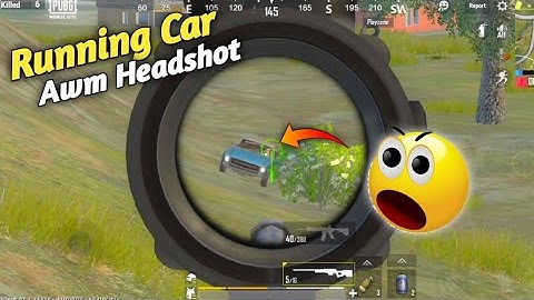 Running Car Awm Headshot 🤞😘 #Shorts #Ytshort