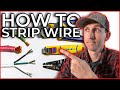 How to Strip Wire from 4/0 to 24 AWG