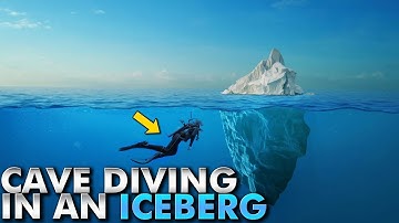 Cave Diving Gone WRONG  -  The FIRST EVER Iceberg Cave Dive!