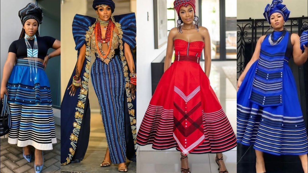 Latest and Hottest Xhosa Traditional Weeding Dresses For South African 2024  : Trendy Design