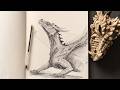SPEEDPAINT DRAGON - Ballpoint Pen Drawing