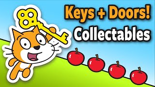 Scratch Platformer Game | 9. Collectables, Keys & Doors