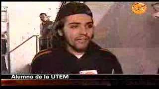 Protesta en la utem culmina con incendio en un pabellon