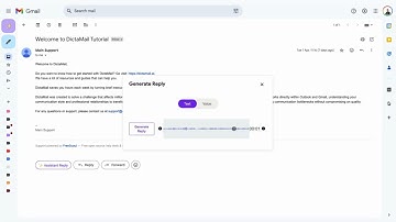 Reply to Gmail Emails Using DictaMail – Smart Replies Made Simple - Save Time with AI Replies