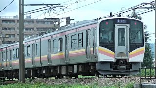 E129系B6編成　信越本線下り普通439M　長岡→新潟→吉田