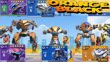Mech Arena - Gameplay Walkthrough - ORANGE bLACK Squad🔥(iOS,Android)