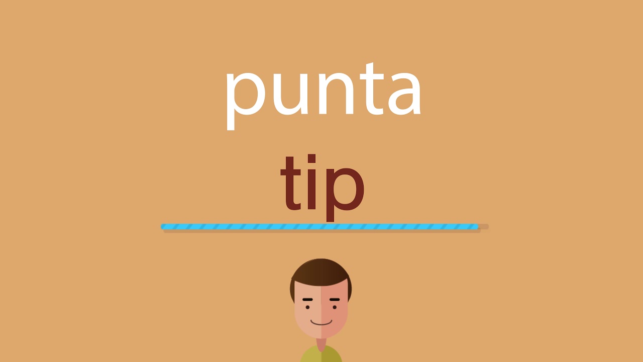 Cómo se dice punta en inglés YouTube