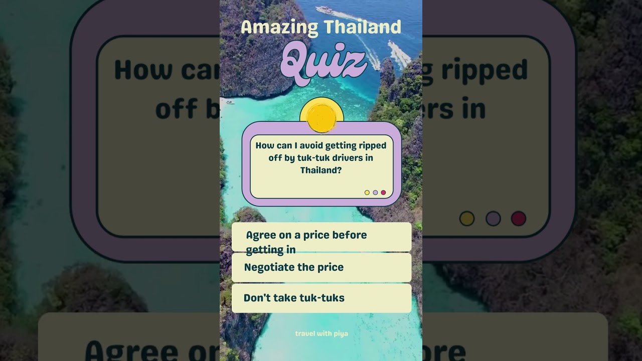 Ultimate Thailand Trivia Quiz: Test Your Travel Knowledge!  