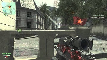 mw3 barrett triple kill