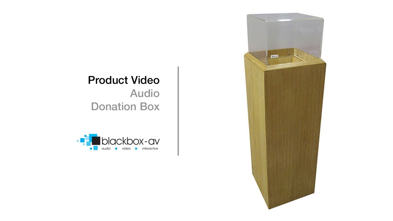 Dignity Audiobox Audio Donation Box Product Demo - YouTube
