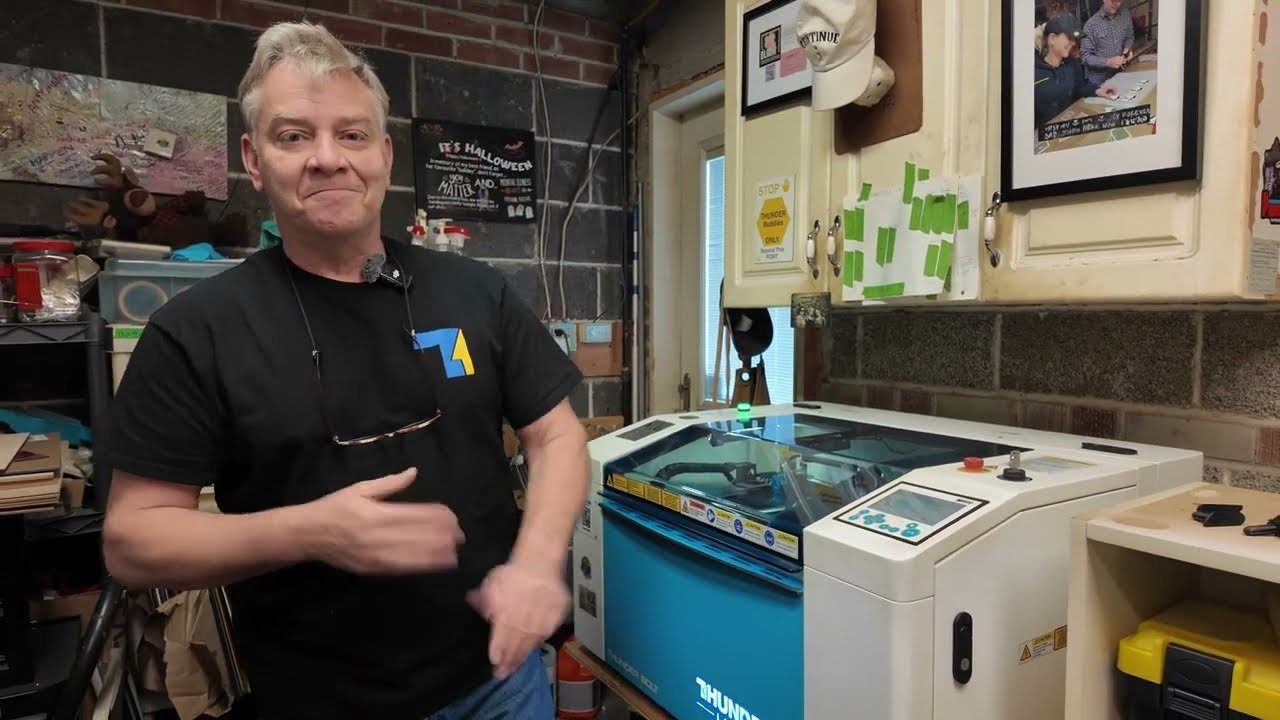 Лучший материал для лазерной гравировки фотографий? Rowmark Colourcast. Лазер Thunder BOLT. 111 4K