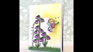 Day. 26 Extend a flower with Lawn Fawn #thedailymarker30day