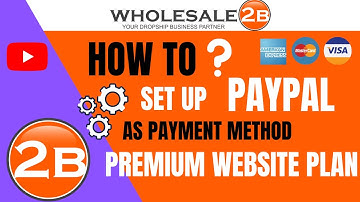 How To Setup Paypal As a Payment Method On Your Premium Dropshipping Website | Wholesale2b