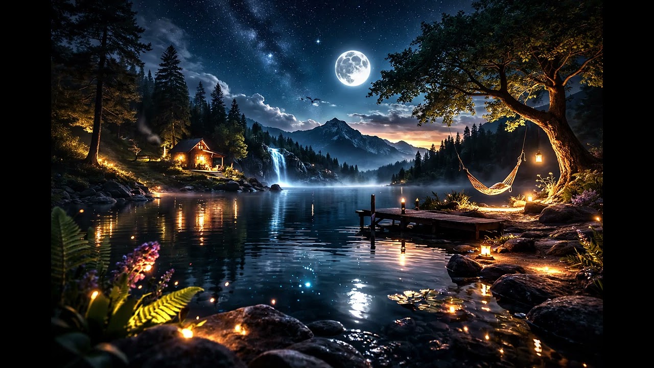 Refugio en el Bosque Nocturno