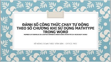 SỐ CỦA CÔNG THỨC CHẠY THEO SỐ THỨ TỰ CHƯƠNG KHI SỬ DỤNG MATHTYPE TRONG MICROSOFT WORDS
