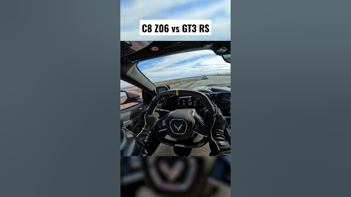C8 Z06 vs GT3 RS!