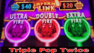 Triple pop twice on NEW INFERNO LINK