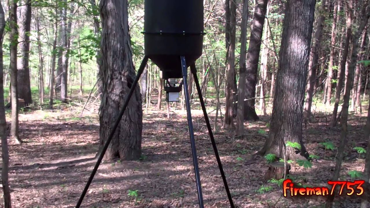 New Moultrie Tripod Feeder Youtube
