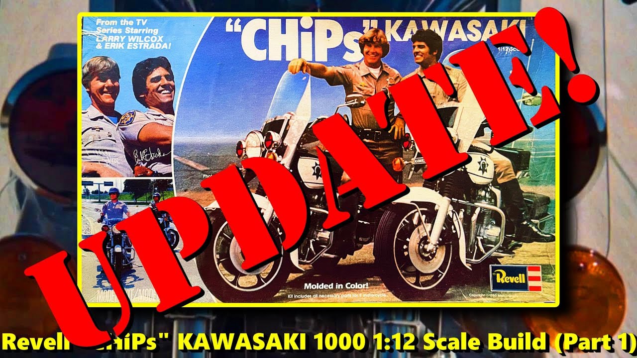 Revell CHiP's KAWASAKI 1000 Motorcycle Model Kit Build Series Part