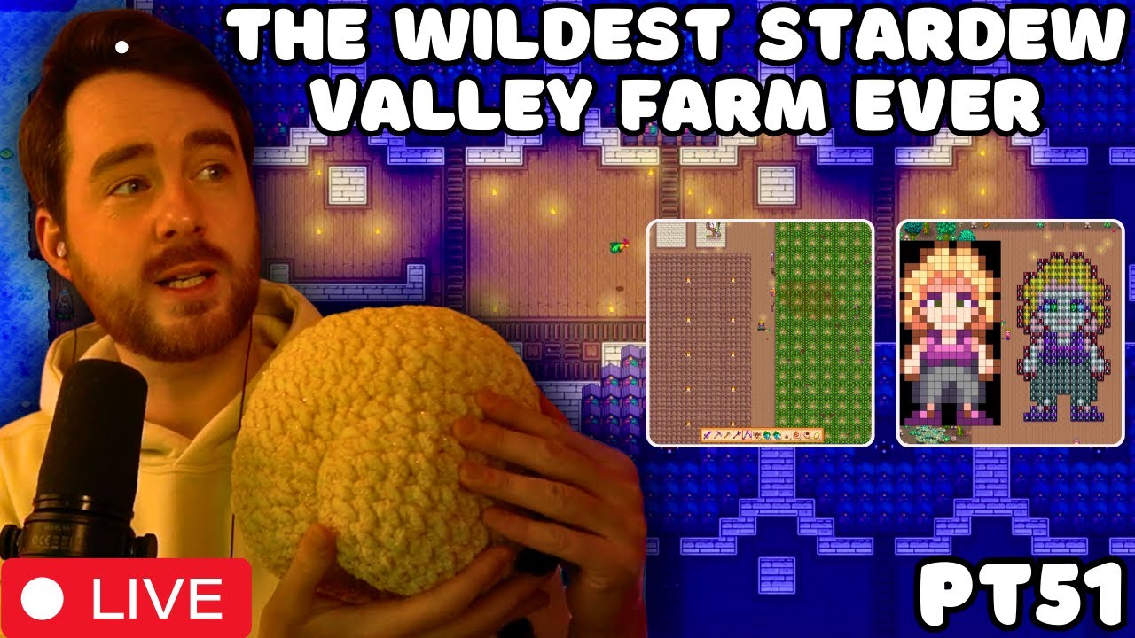 Mega Farm LIVE The wildest Stardew Valley farm PT51 11/03/2025