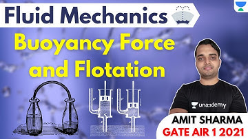 Buoyancy Force and Flotation | Fluid Mechanics | AMIT SHARMA | GATE AIR 1 2021