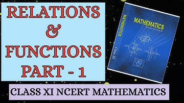 1st PUC MATHS Relation and Function Class 11 PART 01 in Kannada | ಕನ್ನಡದಲ್ಲಿ | Mathematics NCERT