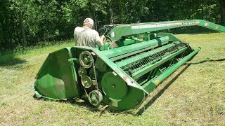 Plugging the John Deere 1600A MoCo Haybine