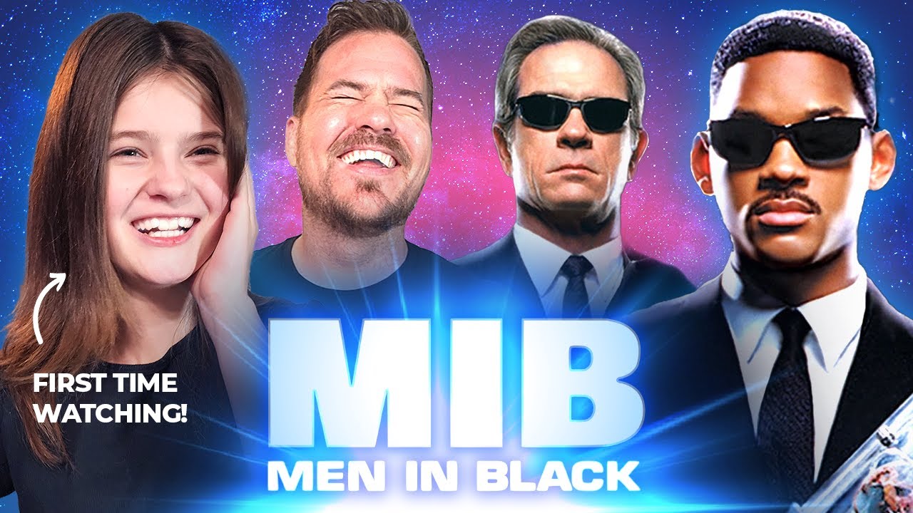 Showing my 13-year-old *Men In Black* First time watching reaction!