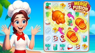 Merge Fusion: Cooking Story Gameplay screenshot 1