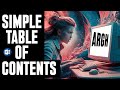 Microsoft Word: Create a SIMPLE Table of Contents