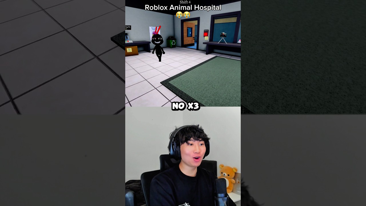 He almost touched me😭 Roblox Animal Hospital #roblox #robloxshorts #shortsfeed #shortsviral
