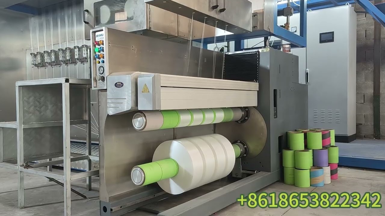 Chemical fiber extruder pp webbing spinning machine auto take up winder
