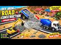 Amazing DIY Mini Road Construction 🚧 | Motor Grader Working in Rural Area @imsahilcreator