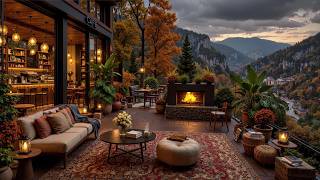 Soothing Outdoor Autumn Forest Cafe Jazz 🌿 Soft Jazz Piano for Study, Work & Stress Relief screenshot 4