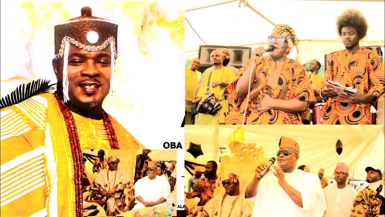 Tolu Obeý Live As Obasa,  Sego, Sulu Authority Celebrate Oba Adeshoga Williams One Year on The Thron