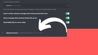 HOW TO FIX WELCOME IN GENERAL (Discord 2021)