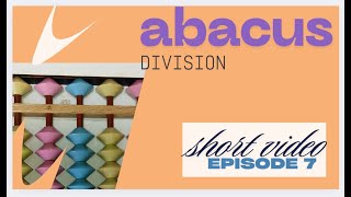 Division on the Abacus Short Episode 7 English Tutorial