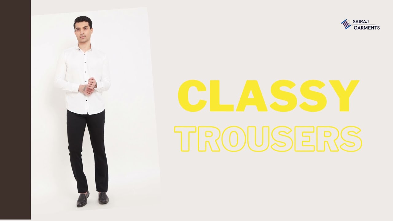 Cotton Trousers Wholesale Market | Branded Cotton Trousers For Men | sairajgarments