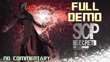 SCP Secret Files | Full Demo Walkthrough | No Commentary