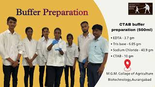 CTAB buffer preparation for DNA isolation.