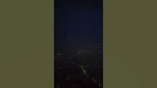 Pemandangan malam hari dari Jendela pesawat Palembang ke Jakarta ( 20 Mei 2024 )