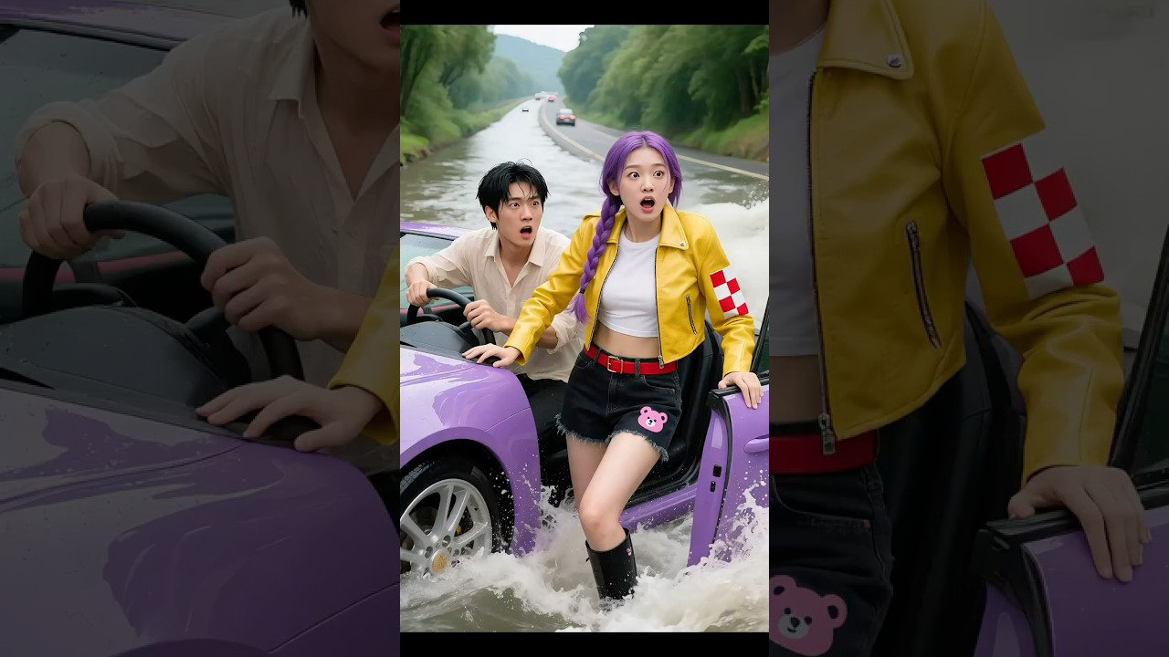 Part 39 | Rumi And Jinu (Their Car Falls Into Water)  | KPOP Demon Hunters Cosplay in REAL LIFE