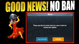 GOOD NEWS! PUBG MOBILE BAN NHI HOGA|PUBGM INDIA BAN|PUBG MOBILE|